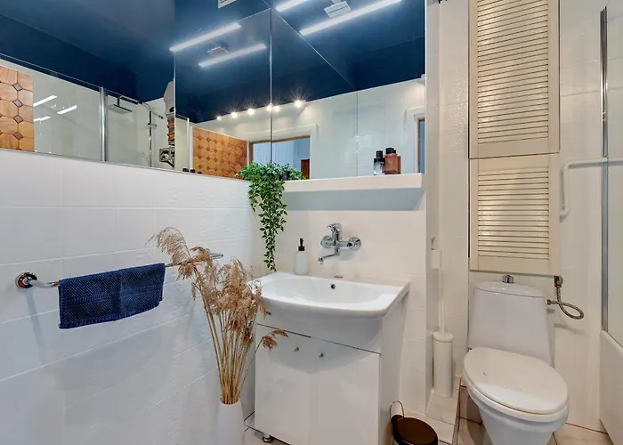 Апартаменти Nadmorski Z Tarasem Nad Bulwarem Гдиня