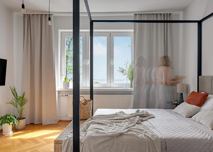 Апартаменти Nadmorski Z Tarasem Nad Bulwarem